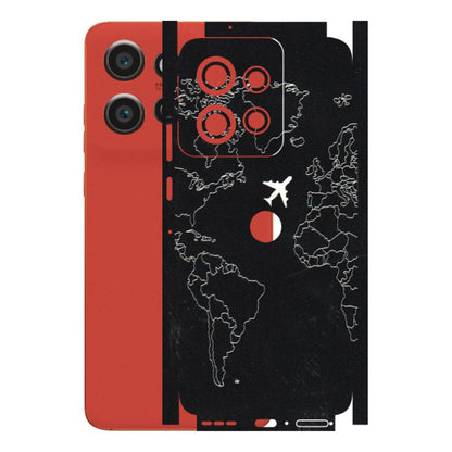Motorola Phone Skins (All Models) - Never Ending Travel - 3D Embossed Finish (L-79) Motorola Edge 50 Neo (5G)