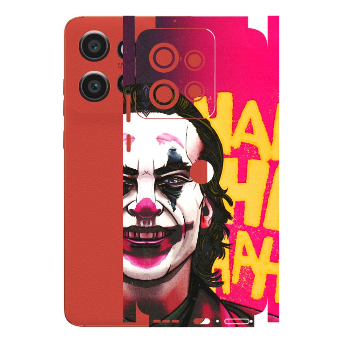 Motorola Phone Skins (All Models) - Joker Evil Laugh - 3D Embossed Finish (L-97) Motorola Edge 50 Neo (5G)