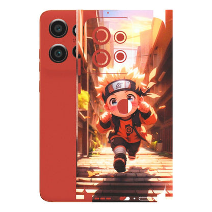 Motorola Phone Skins (All Models) - Naruto Cute Toon Running - Matte Finish (M-04) Motorola Edge 50 Neo (5G)