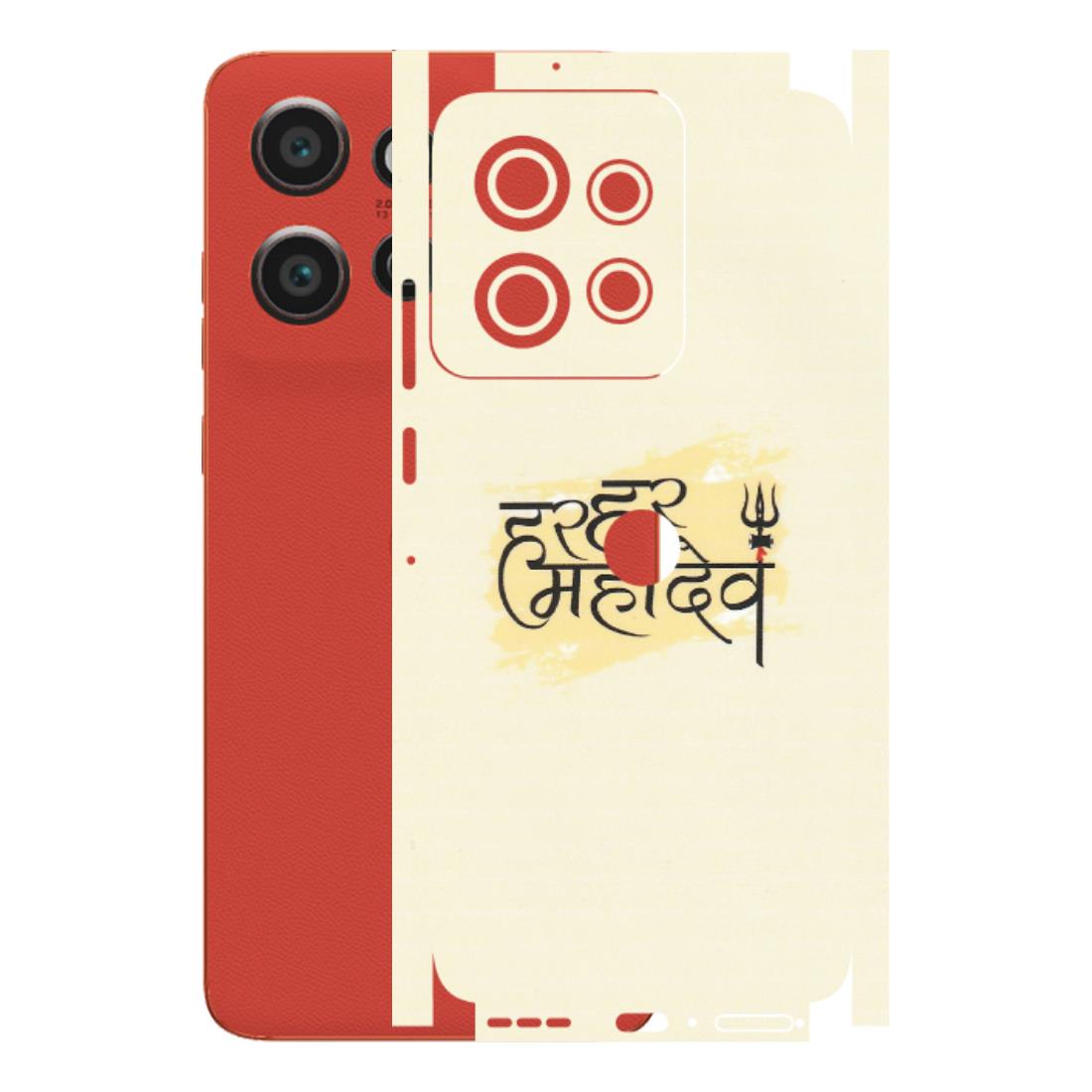 Motorola Phone Skins (All Models) - Har Har Mahadev - Matte Finish (M-10) Motorola Edge 50 Neo (5G)
