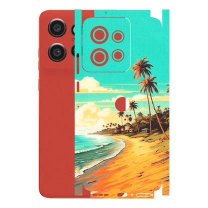 Motorola Phone Skins (All Models) - Miami Beach - Matte Finish (M-136) Motorola Edge 50 Neo (5G)