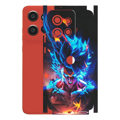 Motorola Phone Skins (All Models) - Angry Goku Dragon Ball Anime - Matte Finish (M-150) Motorola Edge 50 Neo (5G)