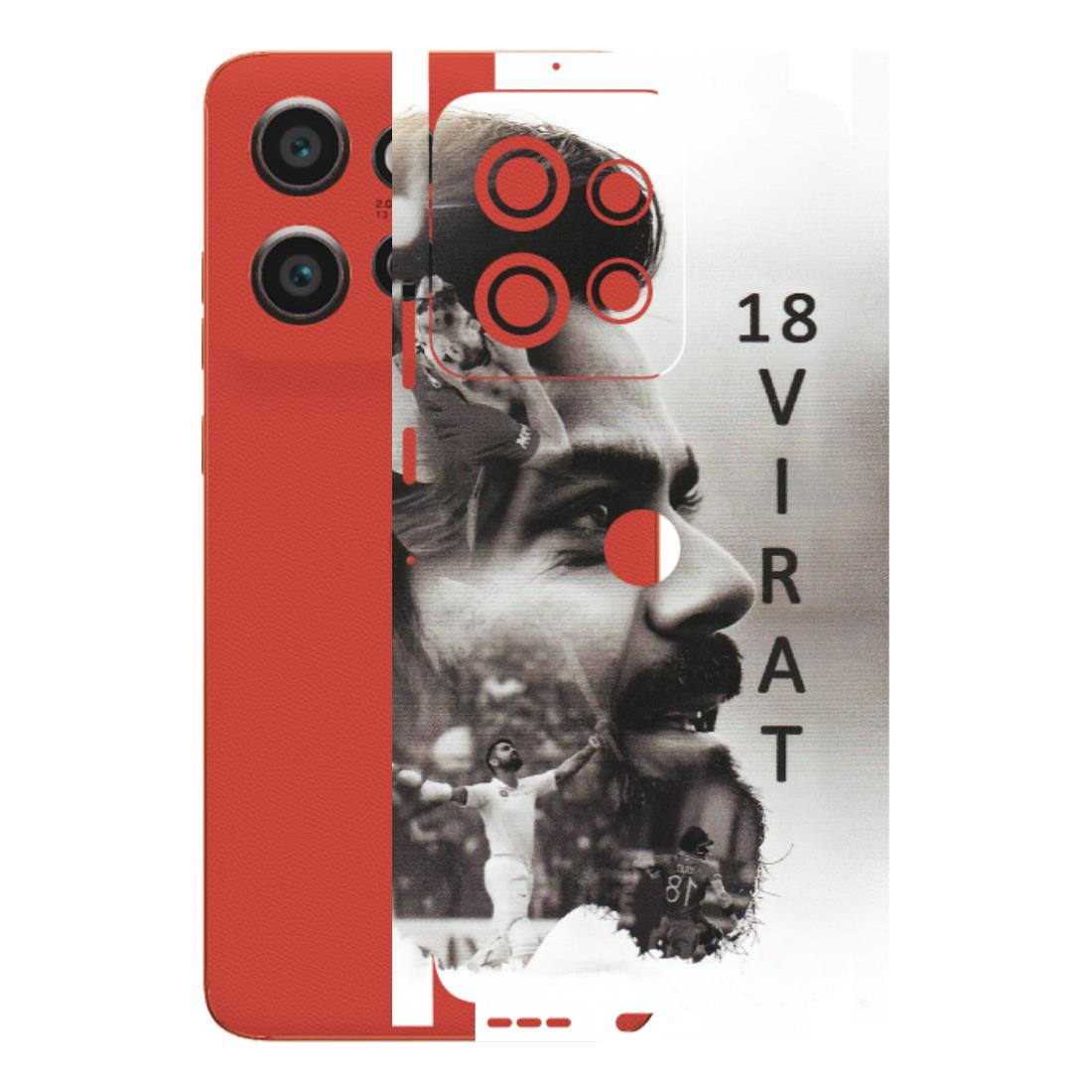Motorola Phone Skins (All Models) - Virat Kohli Cricketer - Matte Finish (M-163) Motorola Edge 50 Neo (5G)