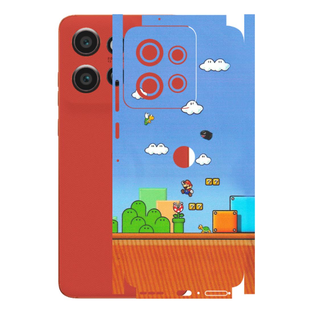 Motorola Phone Skins (All Models) - Mario Game Scene - Matte Finish (M-24) Motorola Edge 50 Neo (5G)