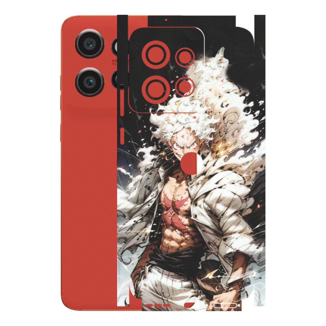 Motorola Phone Skins (All Models) - Anime Angry Classy Character - Matte Finish (M-34) Motorola Edge 50 Neo (5G)