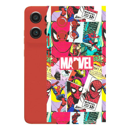Motorola Phone Skins (All Models) - Marvel Comic Spiderman Grafitti - Matte Finish (M-72) Motorola Edge 50 Neo (5G)