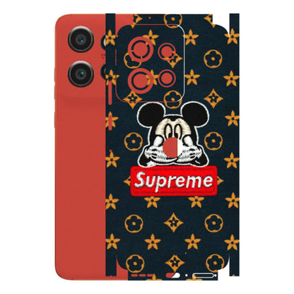 Motorola Phone Skins (All Models) - Mickey Supreme - Matte Finish (M-83) Motorola Edge 50 Neo (5G)