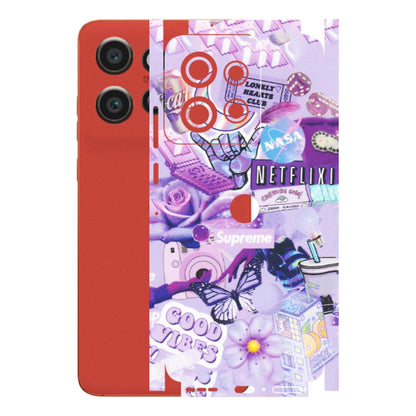 Motorola Phone Skins (All Models) - Supreme Purple Magic - Matte Finish (M-88) Motorola Edge 50 Neo (5G)