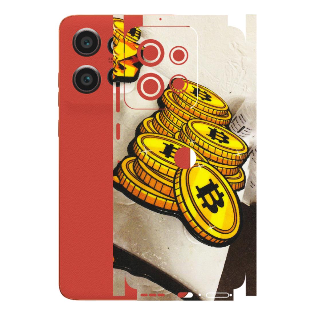 Motorola Phone Skins (All Models) - Billionaire Bitcoin Collection - Matte Finish (M-92) Motorola Edge 50 Neo (5G)