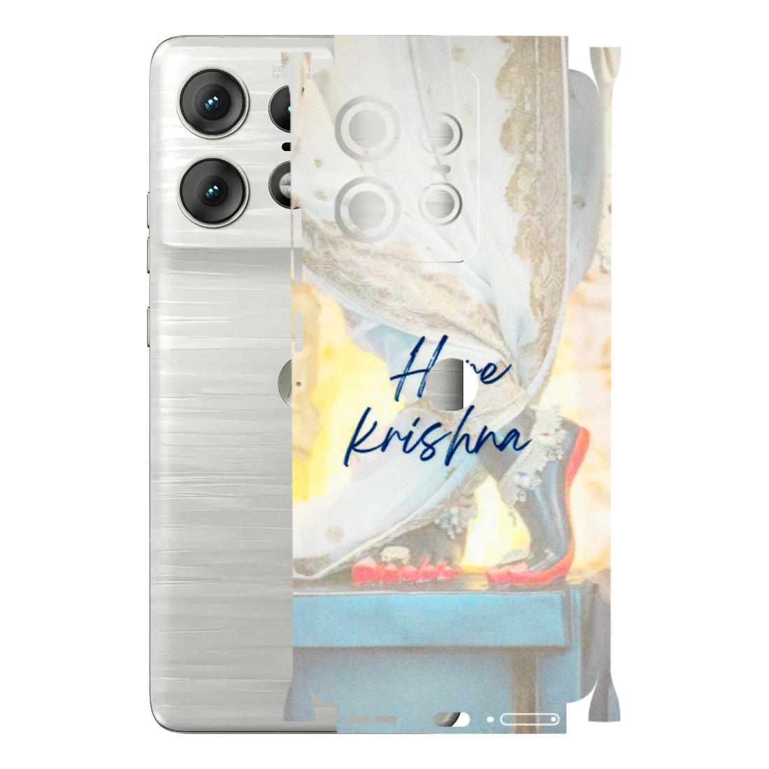 Motorola Phone Skins (All Models) - Hare Krishna - 3D Embossed Finish (L-03) Motorola Edge 50 PRO (5G)