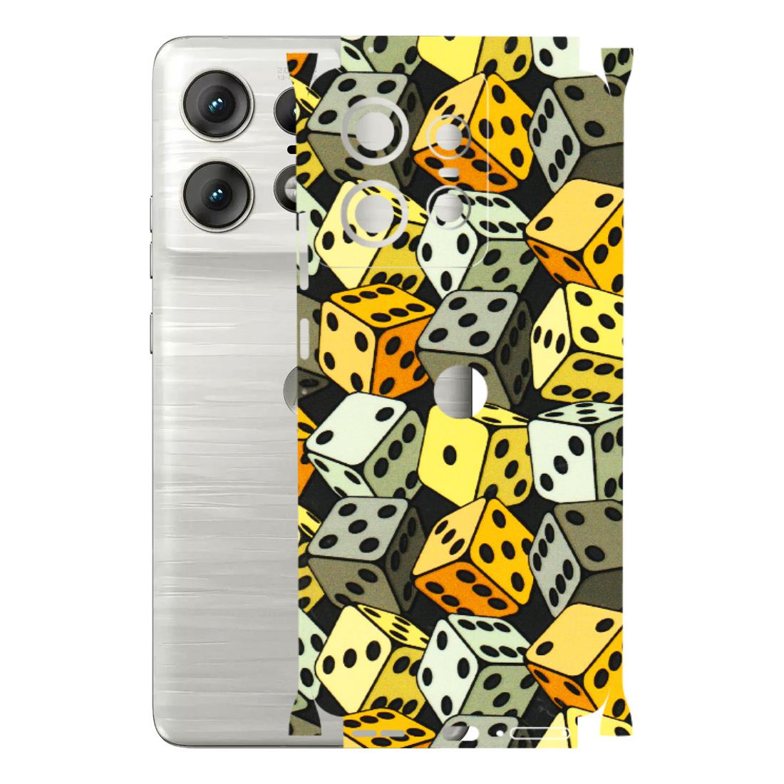 Motorola Phone Skins (All Models) - Dices Of Life - 3D Embossed Finish (L-04) Motorola Edge 50 PRO (5G)