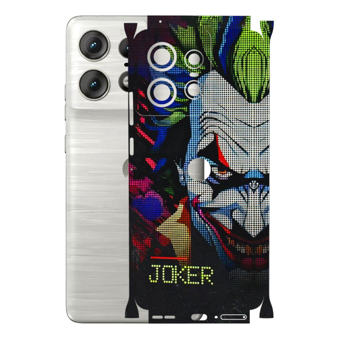 Motorola Phone Skins (All Models) - Joker Dot Matrix - 3D Embossed Finish (L-08) Motorola Edge 50 PRO (5G)