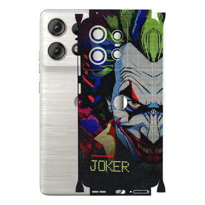 Motorola Phone Skins (All Models) - Joker Dot Matrix - 3D Embossed Finish (L-08) Motorola Edge 50 PRO (5G)