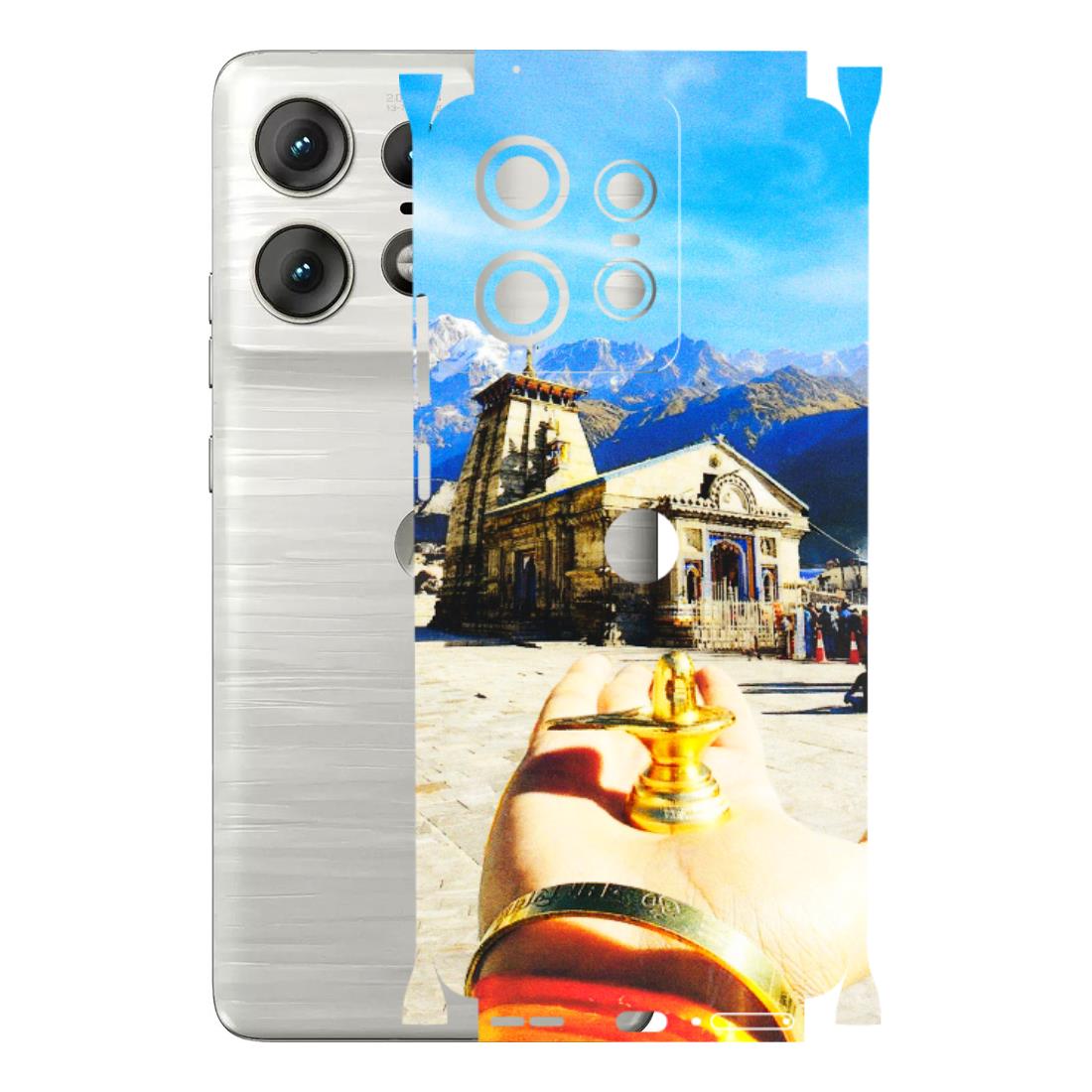 Motorola Phone Skins (All Models) - Beauty of Kedarnath - 3D Embossed Finish (L-108) Motorola Edge 50 PRO (5G)