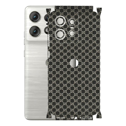 Motorola Phone Skins (All Models) - Black G Print - 3D Embossed Finish (L-109) Motorola Edge 50 PRO (5G)