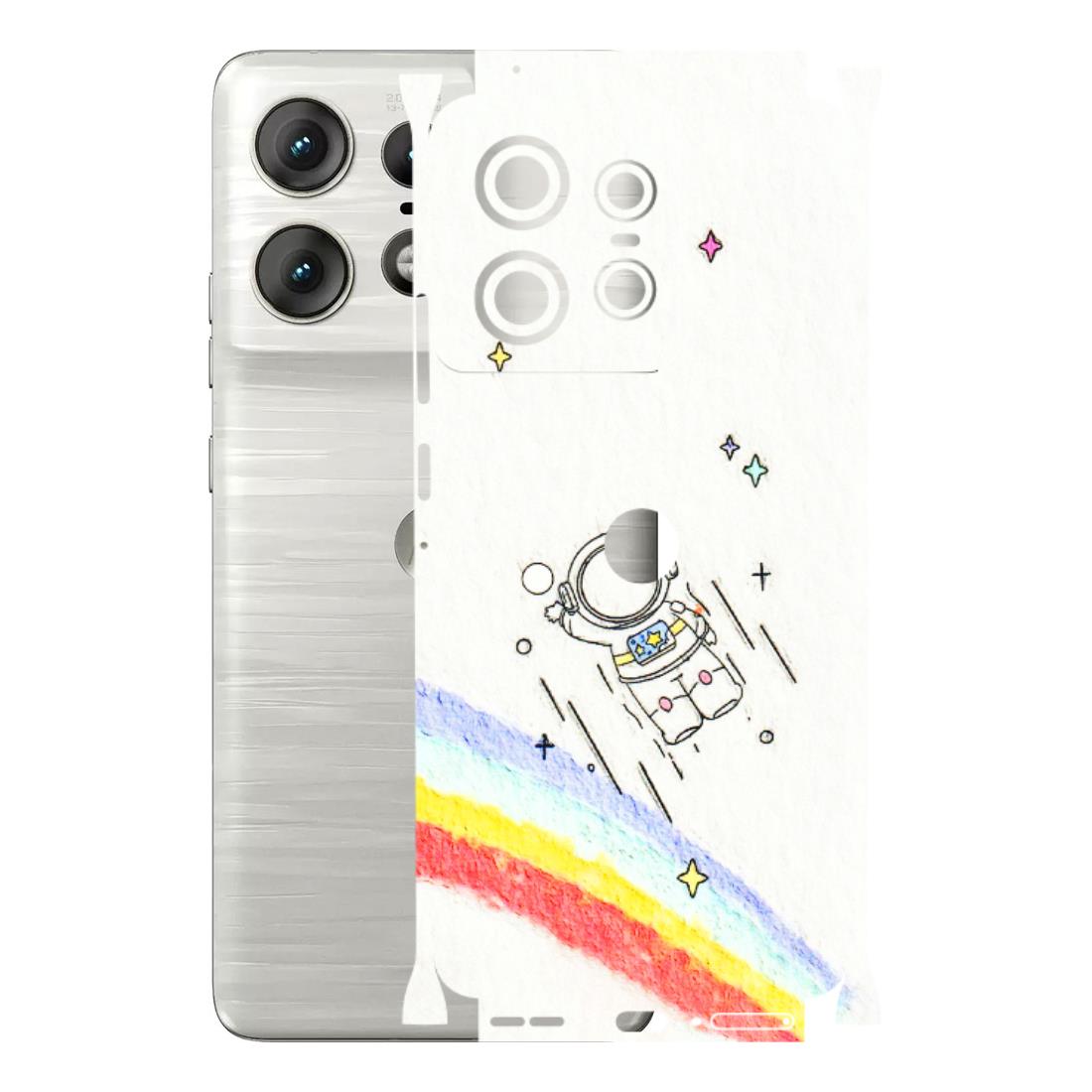 Motorola Phone Skins (All Models) - Milkyway Astronaut - 3D Embossed Finish (L-110) Motorola Edge 50 PRO (5G)