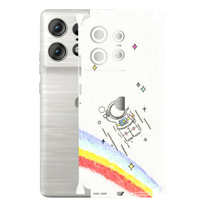 Motorola Phone Skins (All Models) - Milkyway Astronaut - 3D Embossed Finish (L-110) Motorola Edge 50 PRO (5G)