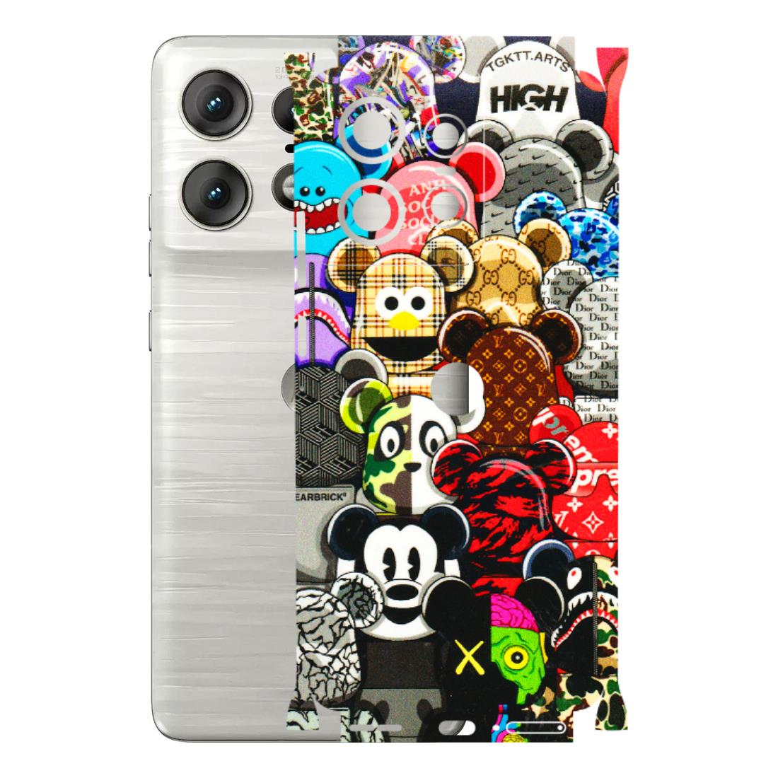 Motorola Phone Skins (All Models) - More Mickey Mouses - 3D Embossed Finish (L-118) Motorola Edge 50 PRO (5G)