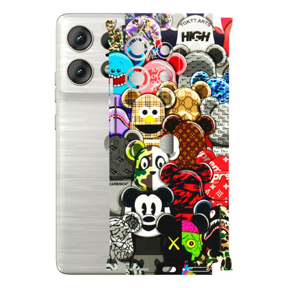 Motorola Phone Skins (All Models) - More Mickey Mouses - 3D Embossed Finish (L-118) Motorola Edge 50 PRO (5G)