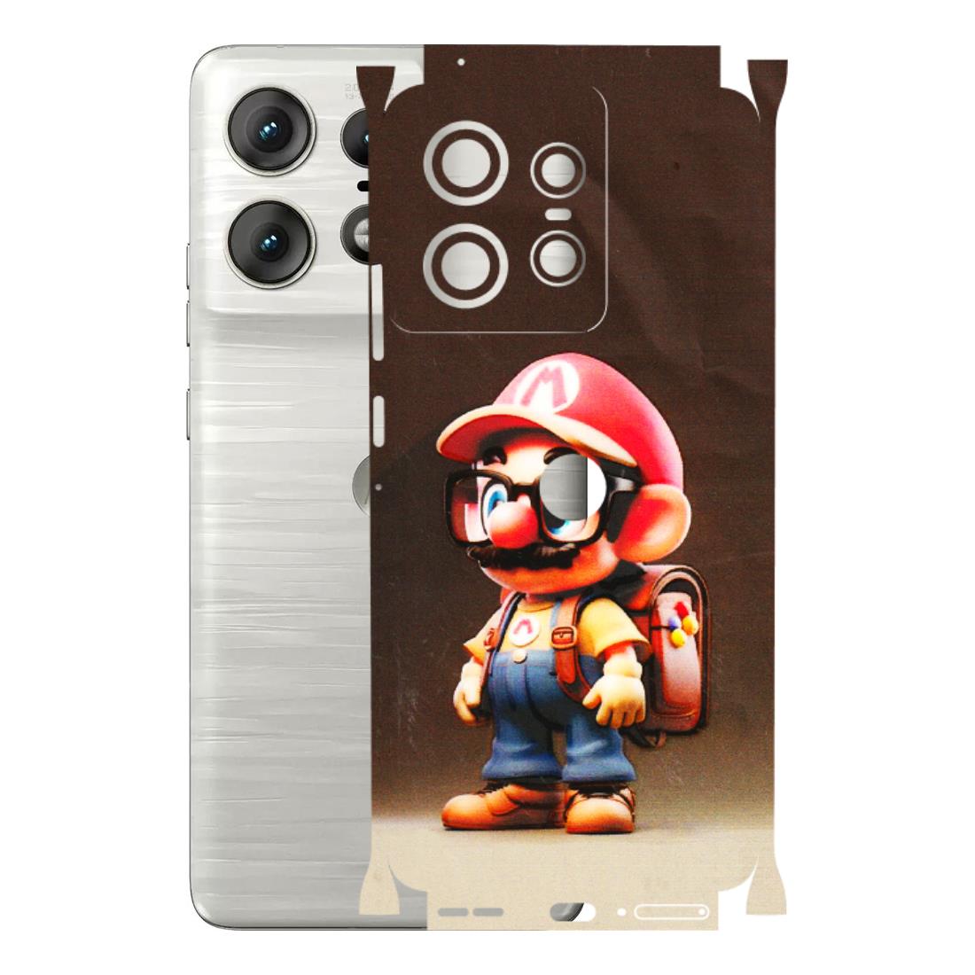 Motorola Phone Skins (All Models) - Little Mario - 3D Embossed Finish (L-119) Motorola Edge 50 PRO (5G)