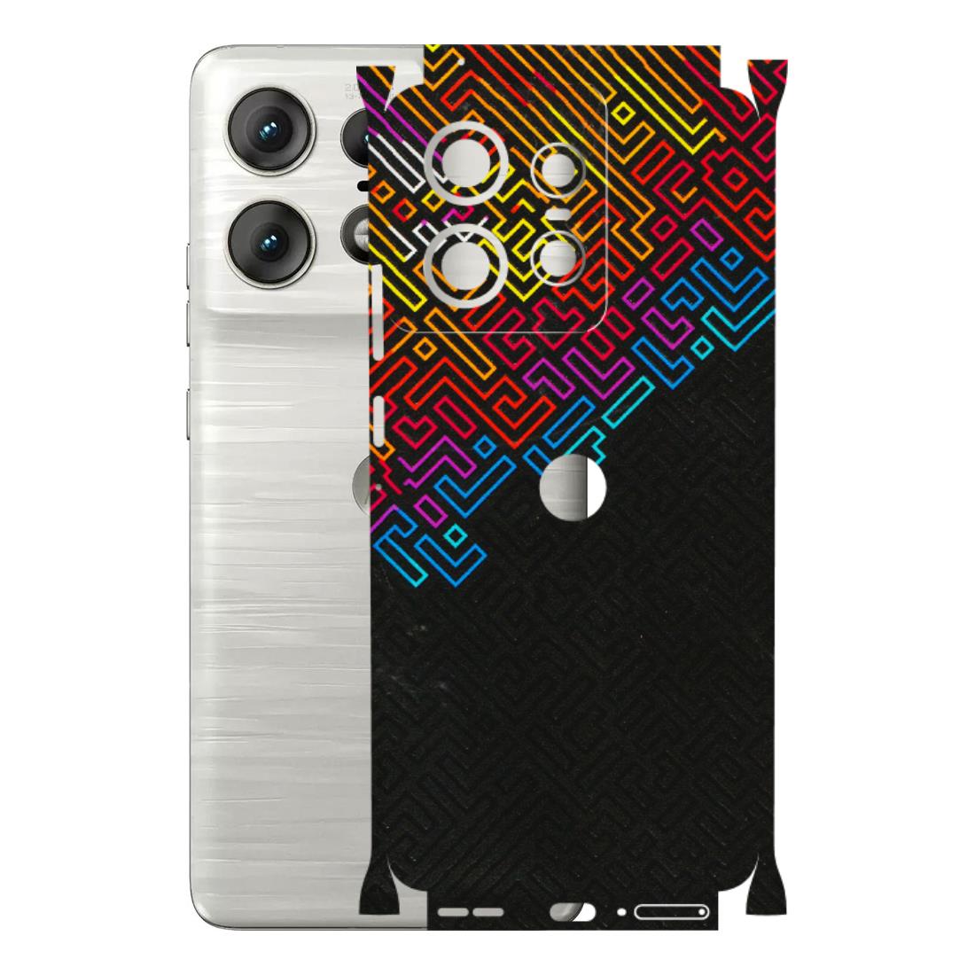 Motorola Phone Skins (All Models) - Dotme Pattern Art - 3D Embossed Finish (L-121) Motorola Edge 50 PRO (5G)