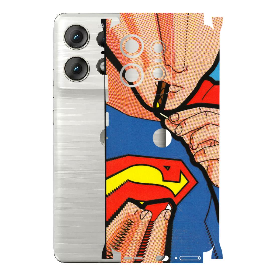 Motorola Phone Skins (All Models) - Superman Sutta - 3D Embossed Finish (L-130) Motorola Edge 50 PRO (5G)