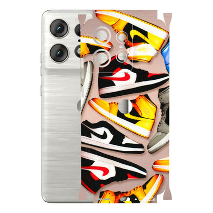 Motorola Phone Skins (All Models) - Sneaker Lover - 3D Embossed Finish (L-135) Motorola Edge 50 PRO (5G)