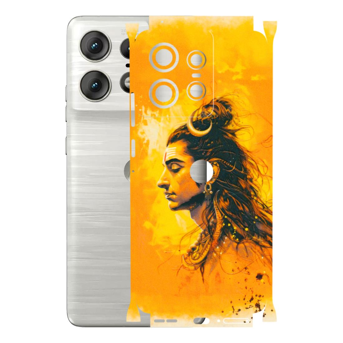 Motorola Phone Skins (All Models) - Shiv Shakti - 3D Embossed Finish (L-14) Motorola Edge 50 PRO (5G)