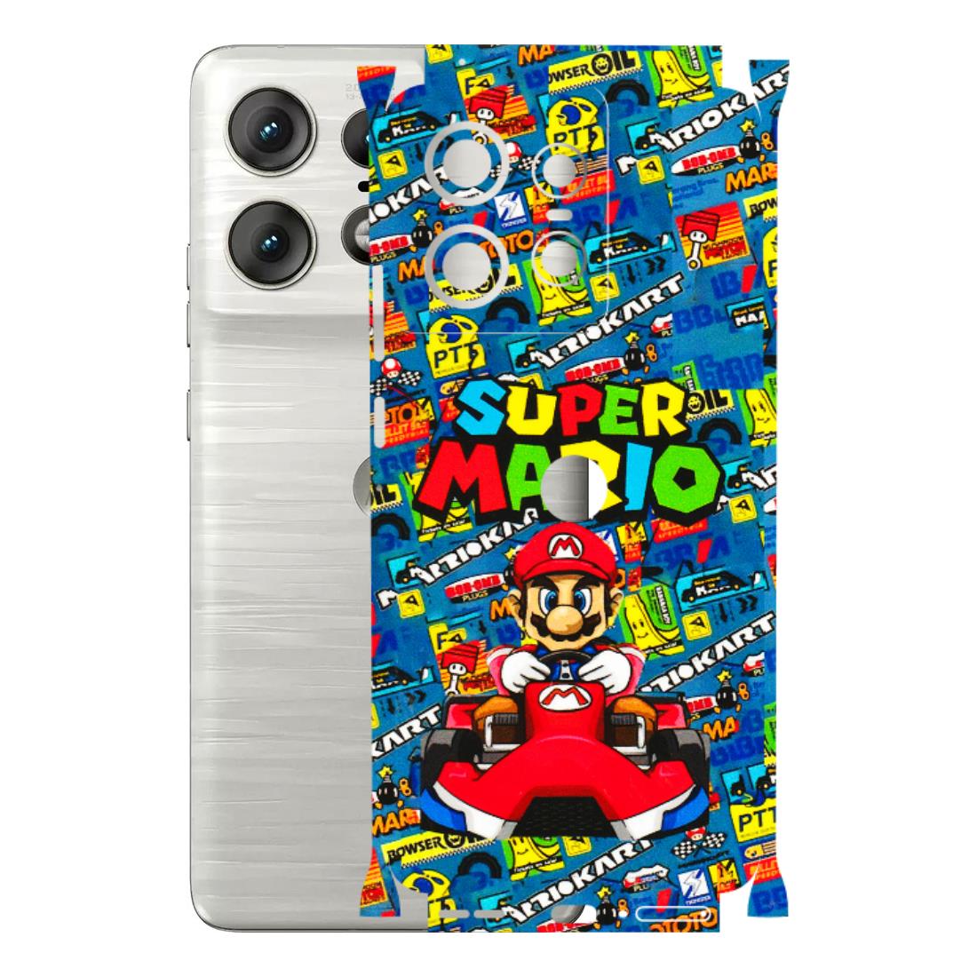 Motorola Phone Skins (All Models) - Super Mario Kart - 3D Embossed Finish (L-140) Motorola Edge 50 PRO (5G)