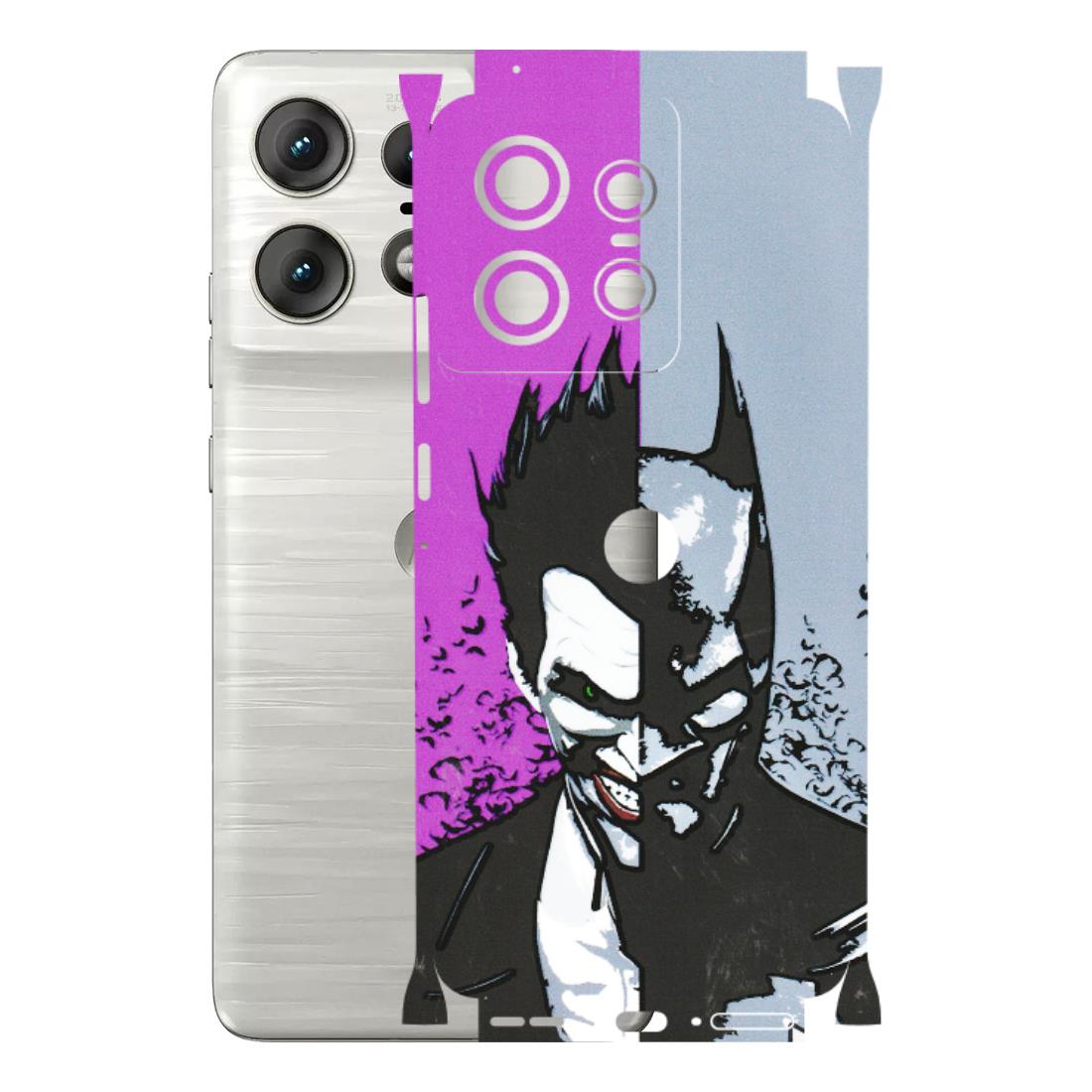 Motorola Phone Skins (All Models) - Batman & Joker - 3D Embossed Finish (L-143) Motorola Edge 50 PRO (5G)