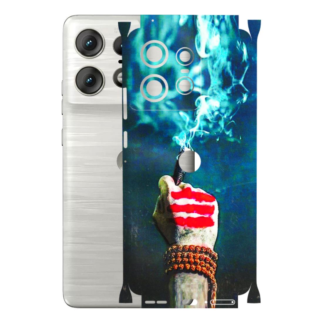 Motorola Phone Skins (All Models) - Mahadev Bhakt - 3D Embossed Finish (L-146) Motorola Edge 50 PRO (5G)