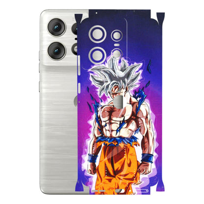 Motorola Phone Skins (All Models) - Goku Purple Anime - 3D Embossed Finish (L-147) Motorola Edge 50 PRO (5G)