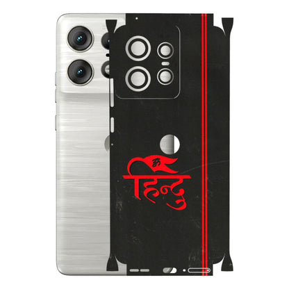 Motorola Phone Skins (All Models) - Hindu Black - 3D Embossed Finish (L-153) Motorola Edge 50 PRO (5G)
