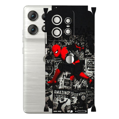 Motorola Phone Skins (All Models) - SpiderMan New - 3D Embossed Finish (L-162) Motorola Edge 50 PRO (5G)