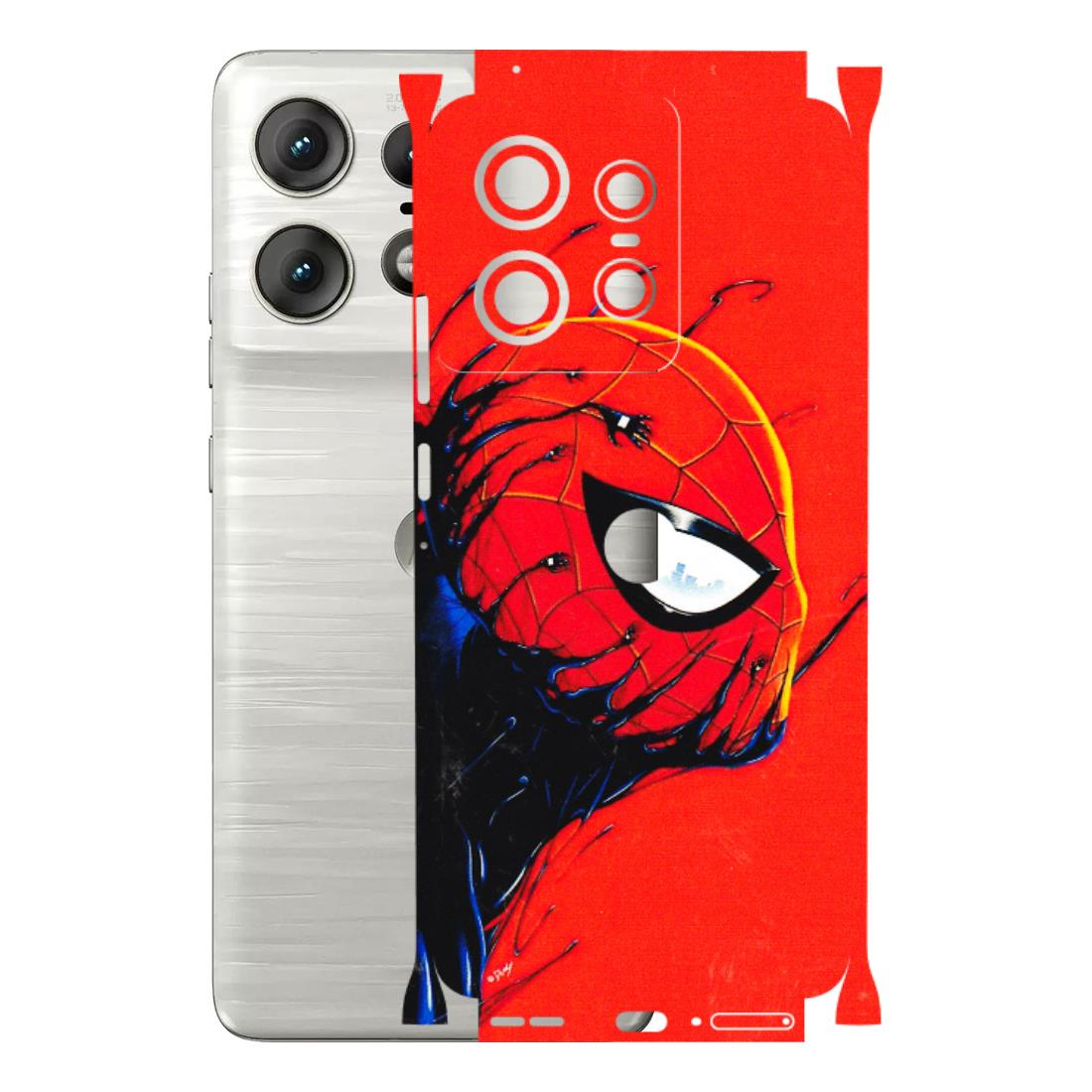 Motorola Phone Skins (All Models) - Spiderman Face Venom - 3D Embossed Finish (L-165) Motorola Edge 50 PRO (5G)
