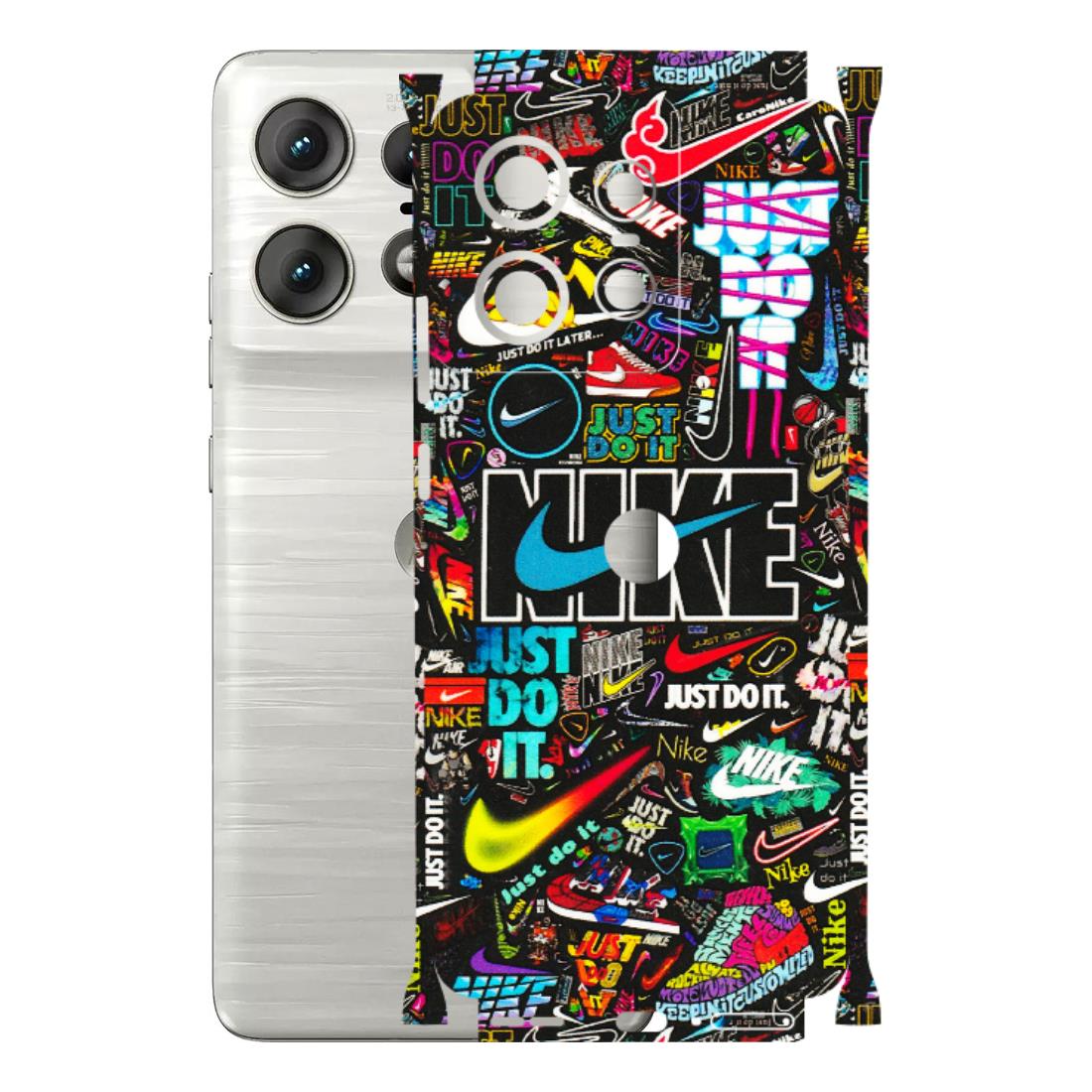 Motorola Phone Skins (All Models) - Just Do It Doodles - 3D Embossed Finish (L-166) Motorola Edge 50 PRO (5G)