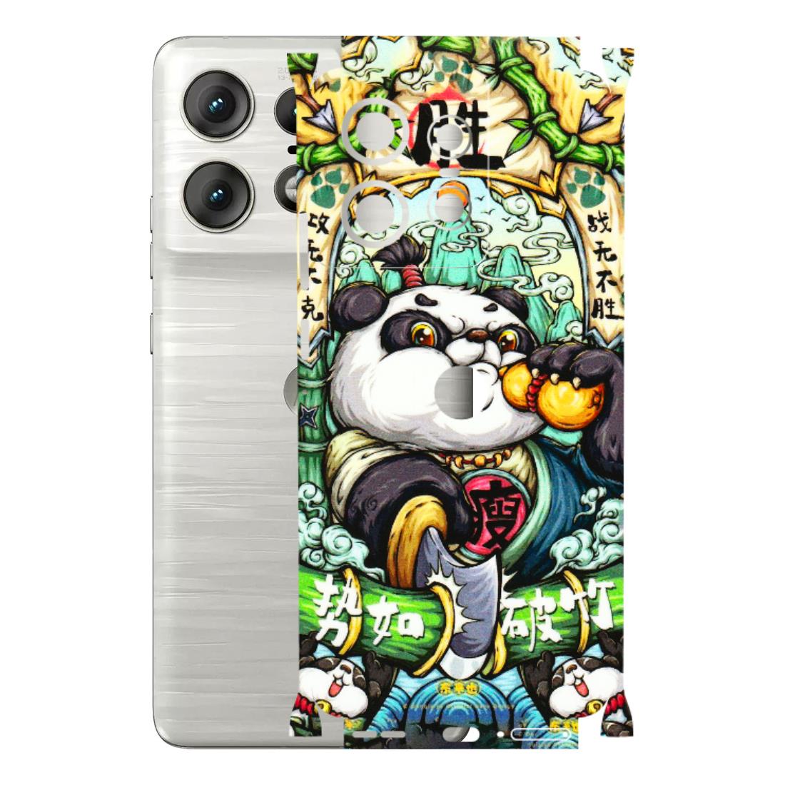 Motorola Phone Skins (All Models) - Royal Rich Panda - 3D Embossed Finish (L-170) Motorola Edge 50 PRO (5G)