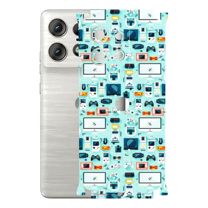 Motorola Phone Skins (All Models) - Gadgets Doodle - 3D Embossed Finish (L-184) Motorola Edge 50 PRO (5G)