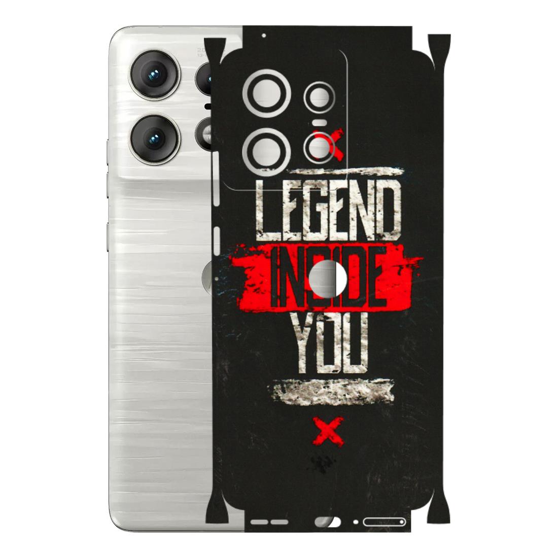 Motorola Phone Skins (All Models) - Legend Inside You - 3D Embossed Finish (L-186) Motorola Edge 50 PRO (5G)