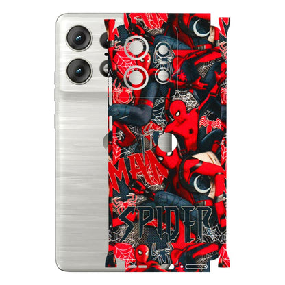 Motorola Phone Skins (All Models) - SpiderMan Cool - 3D Embossed Finish (L-188) Motorola Edge 50 PRO (5G)