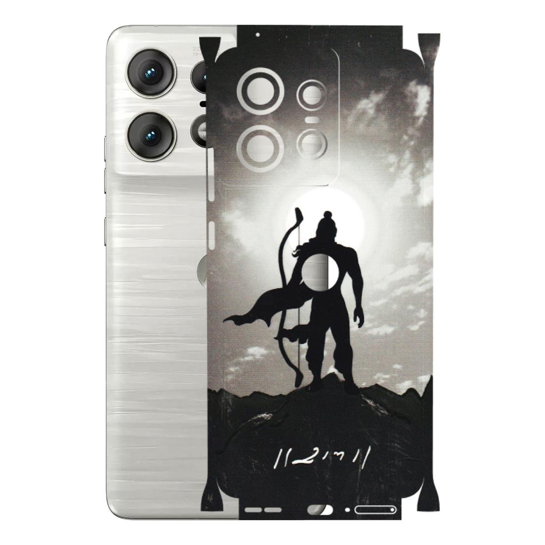 Motorola Phone Skins (All Models) - Jai Siya Ram - 3D Embossed Finish (L-200) Motorola Edge 50 PRO (5G)