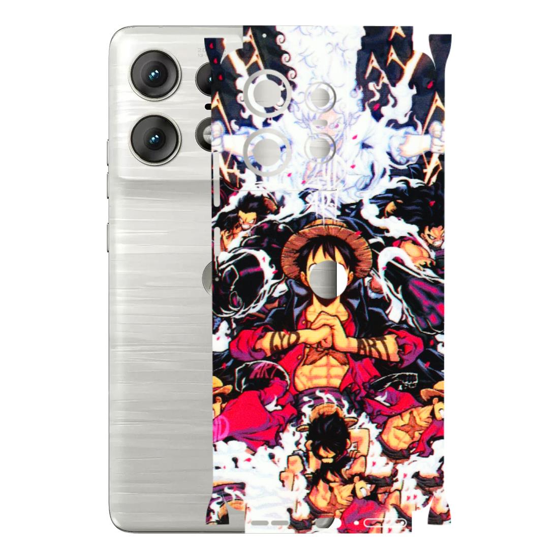 Motorola Phone Skins (All Models) - Luffy Anime Character - 3D Embossed Finish (L-203) Motorola Edge 50 PRO (5G)