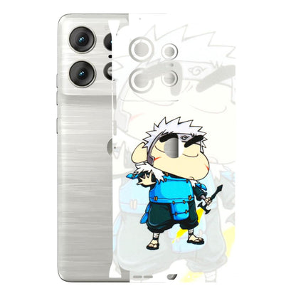 Motorola Phone Skins (All Models) - Angry Young Shinchan - 3D Embossed Finish (L-226) Motorola Edge 50 PRO (5G)