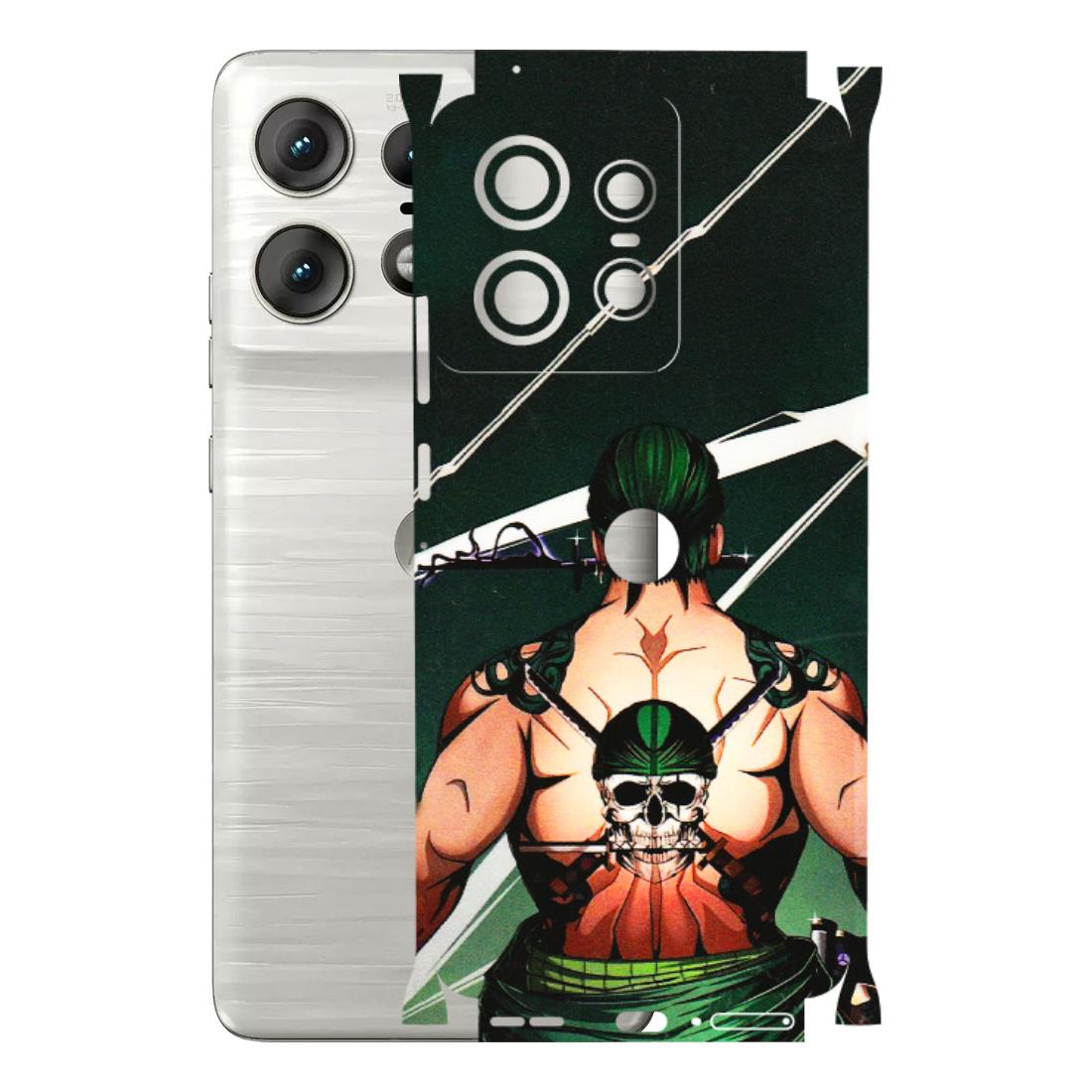 Motorola Phone Skins (All Models) - Zoro Anime - 3D Embossed Finish (L-23) Motorola Edge 50 PRO (5G)