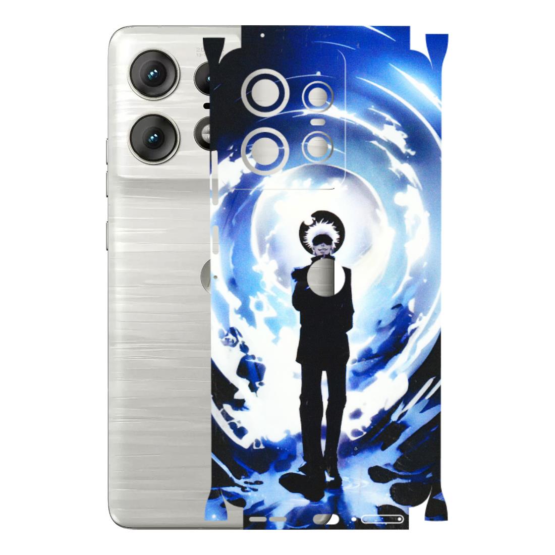 Motorola Phone Skins (All Models) - Satoru Gojo Dark Blue - 3D Embossed Finish (L-235) Motorola Edge 50 PRO (5G)