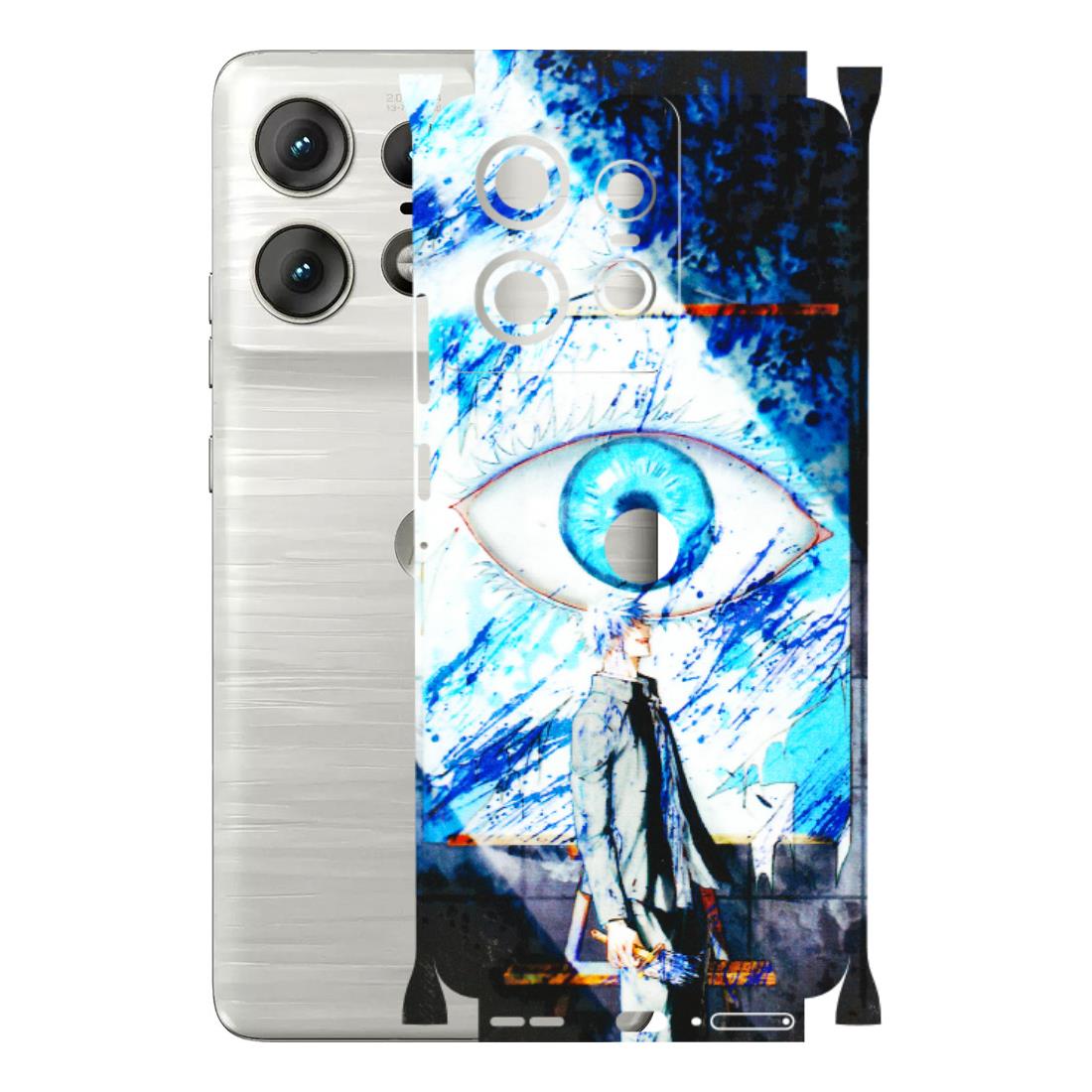 Motorola Phone Skins (All Models) - Gojo Satoru evil eye - 3D Embossed Finish (L-239) Motorola Edge 50 PRO (5G)