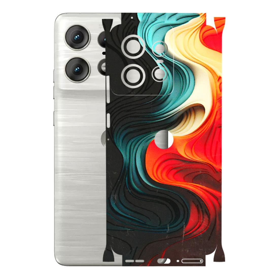 Motorola Phone Skins (All Models) - The Silky Swirl - 3D Embossed Finish (L-240) Motorola Edge 50 PRO (5G)