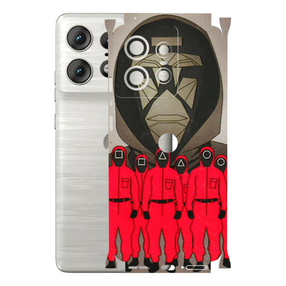Motorola Phone Skins (All Models) - Squid Game Hero - 3D Embossed Finish (L-245) Motorola Edge 50 PRO (5G)