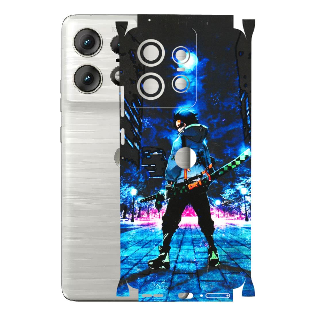 Motorola Phone Skins (All Models) - Demon Slayer Sword - 3D Embossed Finish (L-247) Motorola Edge 50 PRO (5G)