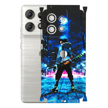 Motorola Phone Skins (All Models) - Demon Slayer Sword - 3D Embossed Finish (L-247) Motorola Edge 50 PRO (5G)
